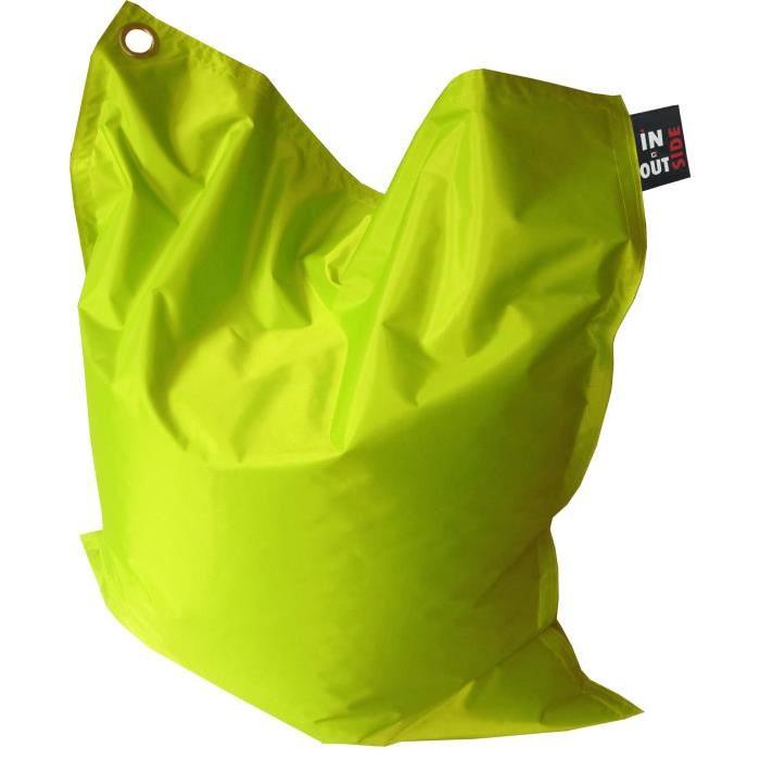 Pouf XXL imperméable vert  110x130 cm