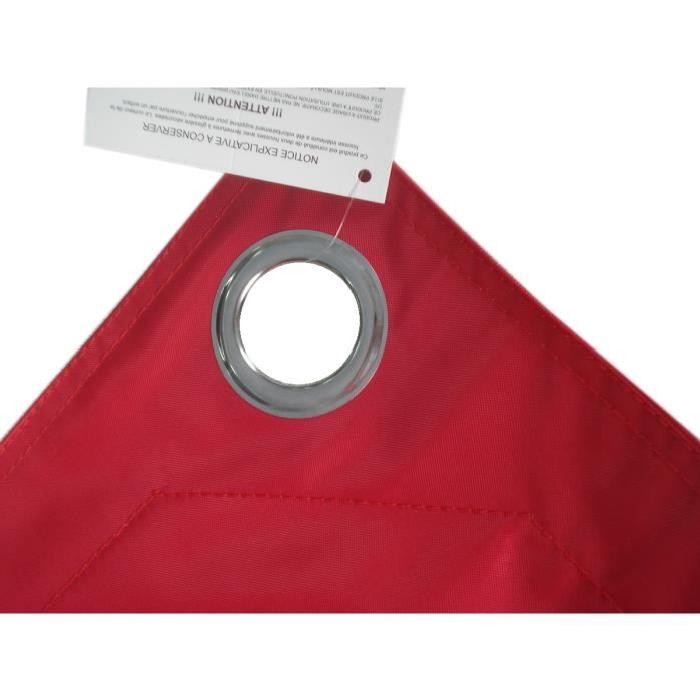 JAVA Pouf géant imperméable 110x130 cm rouge