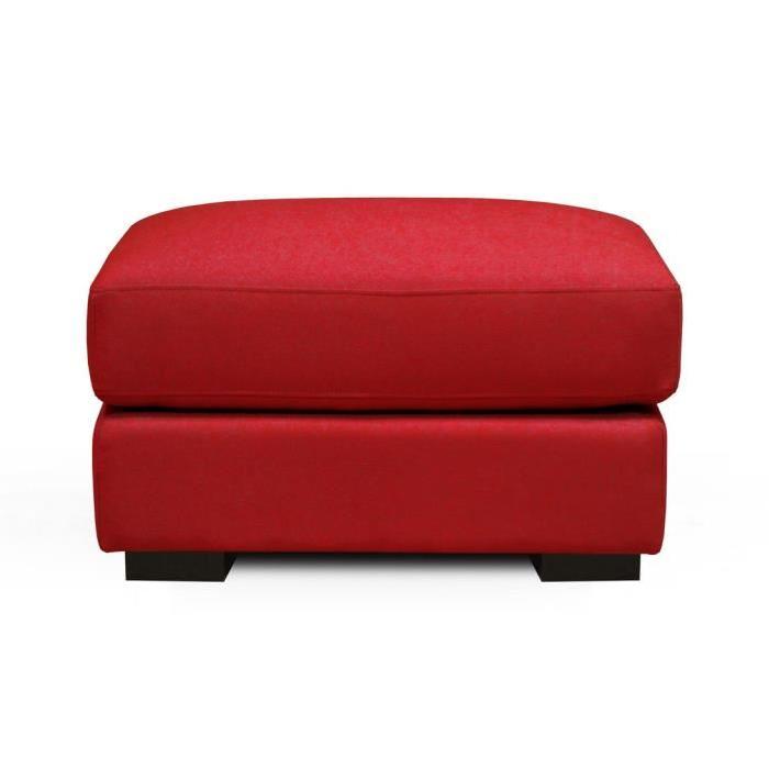 SANTORY ROMANTICA Pouf en tissu - Rouge