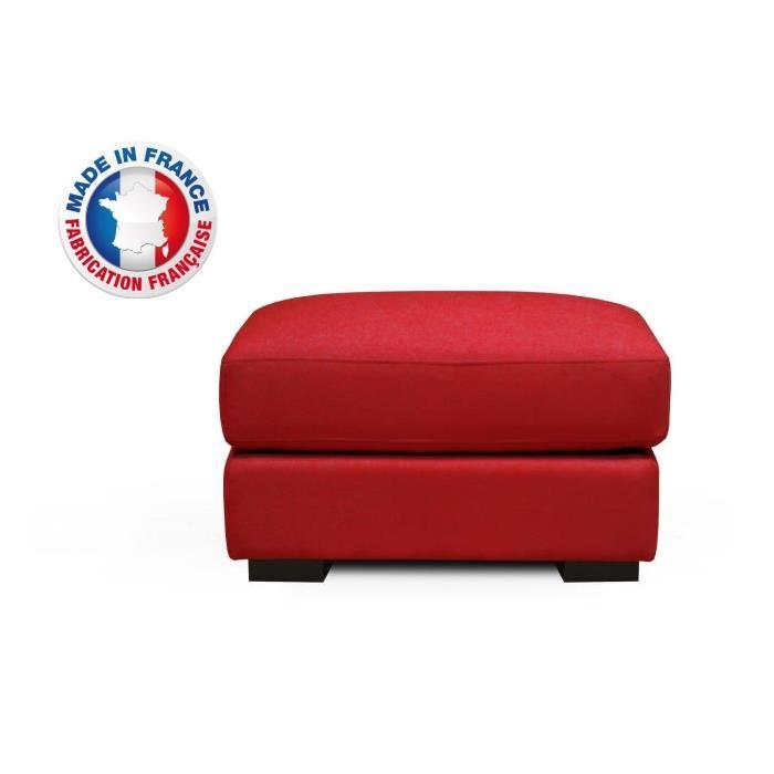 SANTORY ROMANTICA Pouf en tissu - Rouge