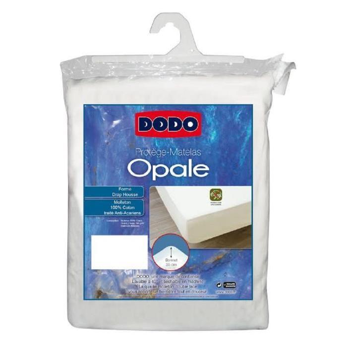 DODO Protege-matelas Opale 160x200 cm en forme de drap housse