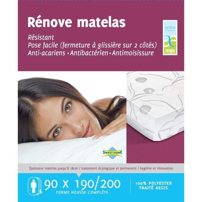 SWEET HOME Rénove matelas triple protection 90x190/200cm