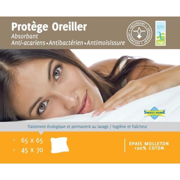 SWEET HOME Protege oreiller SOLLY AEGIS 50x70