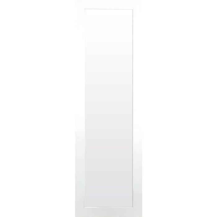 TEXA Miroir psyché 30x120 cm blanc mat