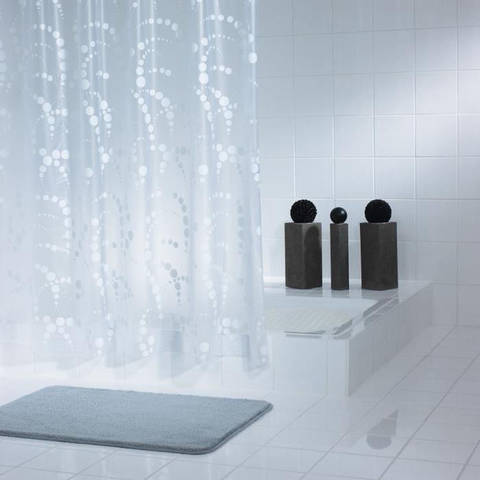 RIDDER Rideaux de douche en plastique - Dots