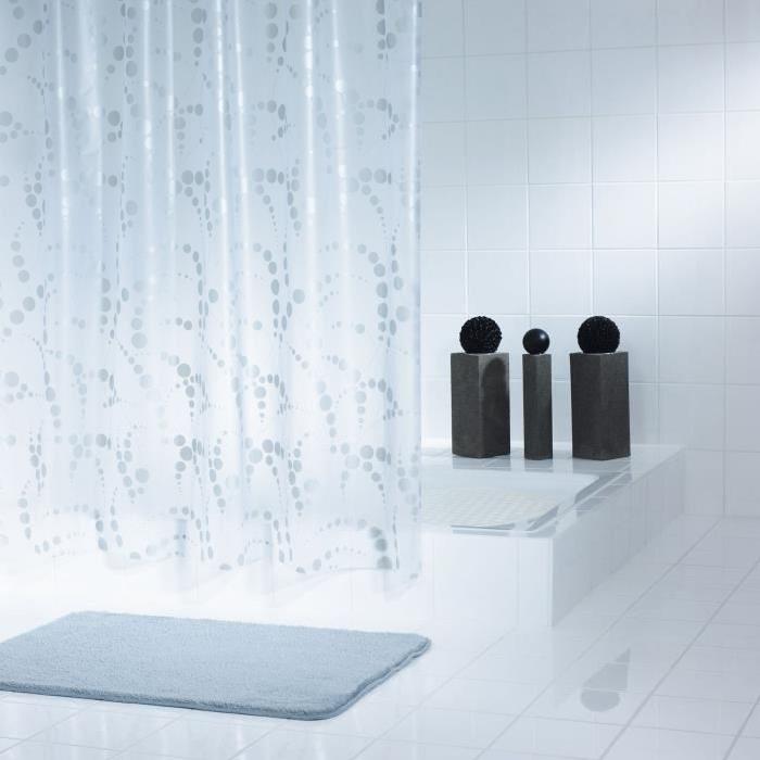 RIDDER Rideaux de douche en plastique - Dots