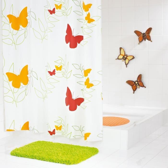 RIDDER Rideaux de douche en plastique - Butterflies