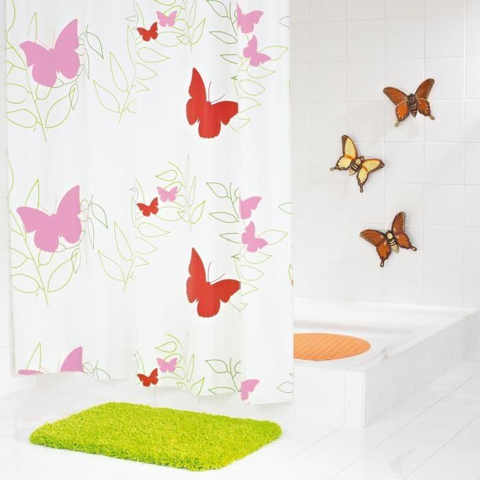 RIDDER Rideaux de douche en plastique - Butterflies