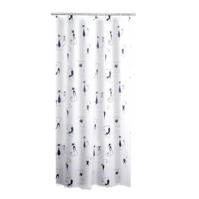 RIDDER Rideaux de douche Cats textile