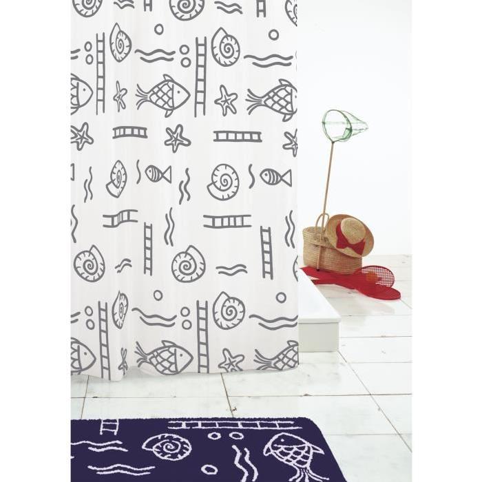 RIDDER Rideaux de douche textile - Neptun