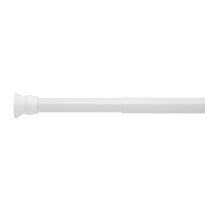 Barre extensible - 70-115 cm - ř 25 mm - Blanc
