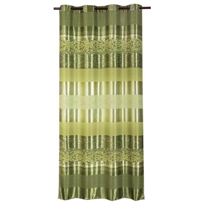 Rideau occultant lys 140x260 cm vert