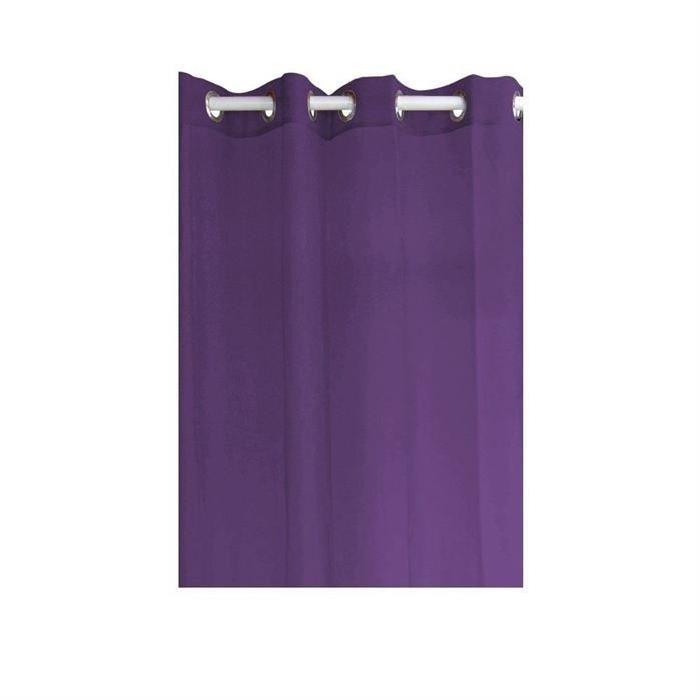 Paire de Voilages 135x240cm DEEP PURPLE