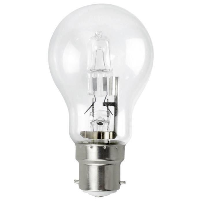 MACADAM LIGHTING Lot de 3 ampoules économique halogene standard B22 42 W équivalent a 100 W blanc chaud dimmable