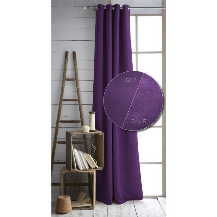 TODAY Paire de rideaux isolant DEEP PURPLE 140x240