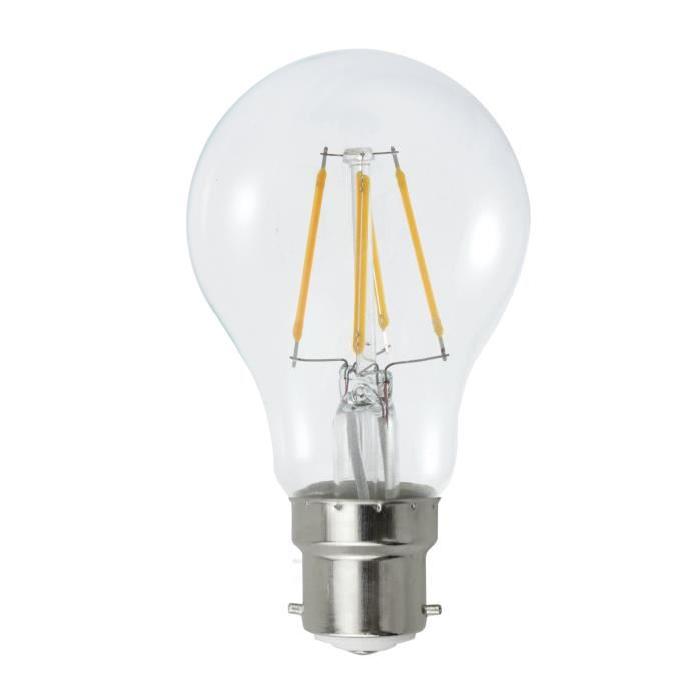 MACADAM LIGHTING Ampoule LED filament standard B22 7,5 W équivalent a 60 W blanc chaud