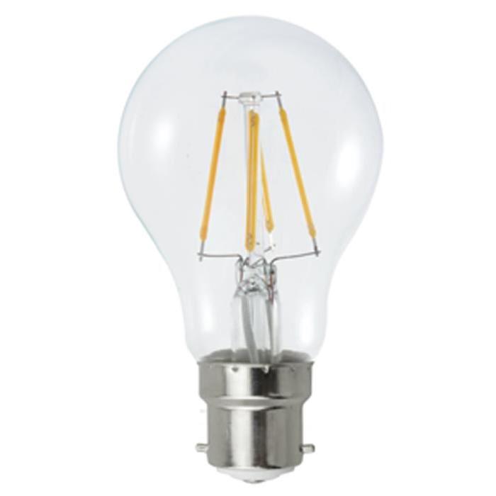 MACADAM LIGHTING Ampoule LED filament standard B22 4 W équivalent a 40 W blanc chaud