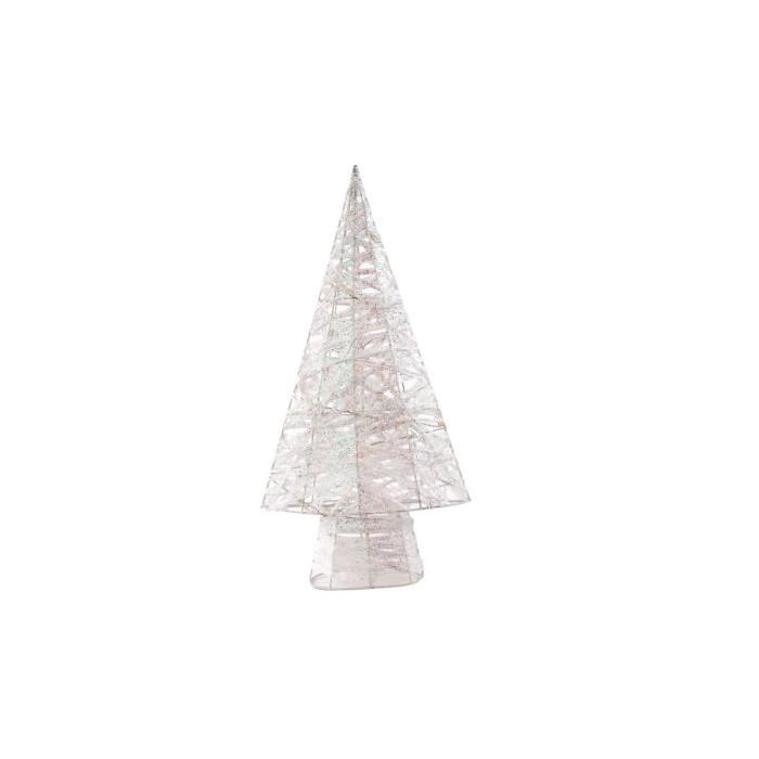 Sapin de Noël lumineux Blanc en métal 25x100 cm
