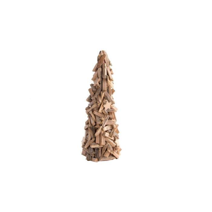 Sapin de Noël artificiel en bois 17x46 cm
