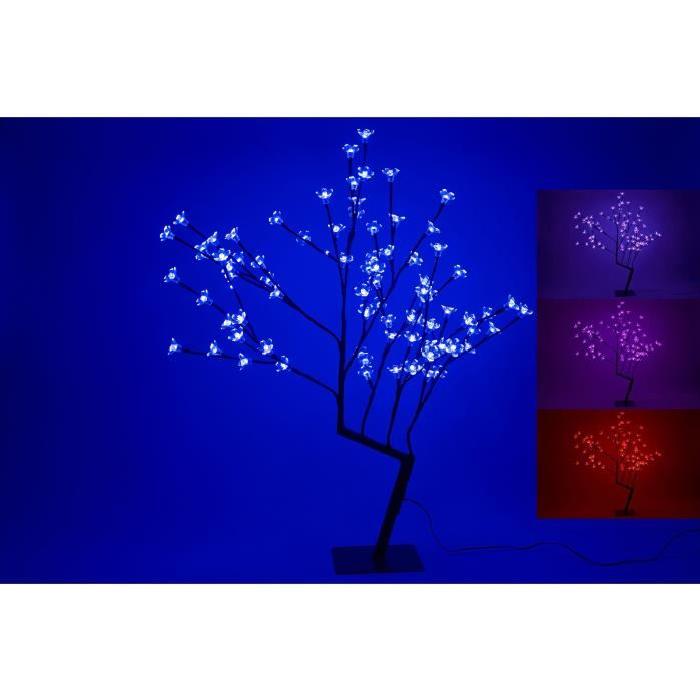 Sapin de Noël artificiel lumineux Fleur 80 cm