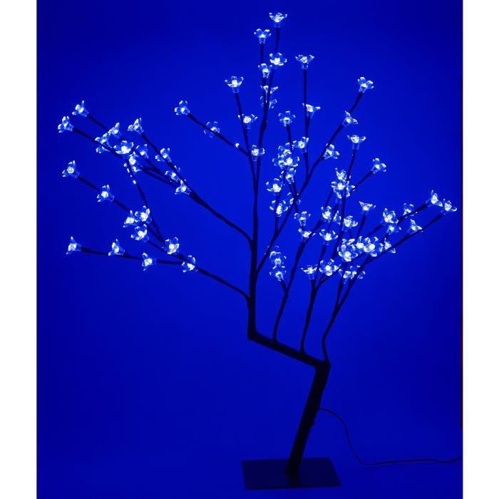 Sapin de Noël artificiel lumineux Fleur 80 cm