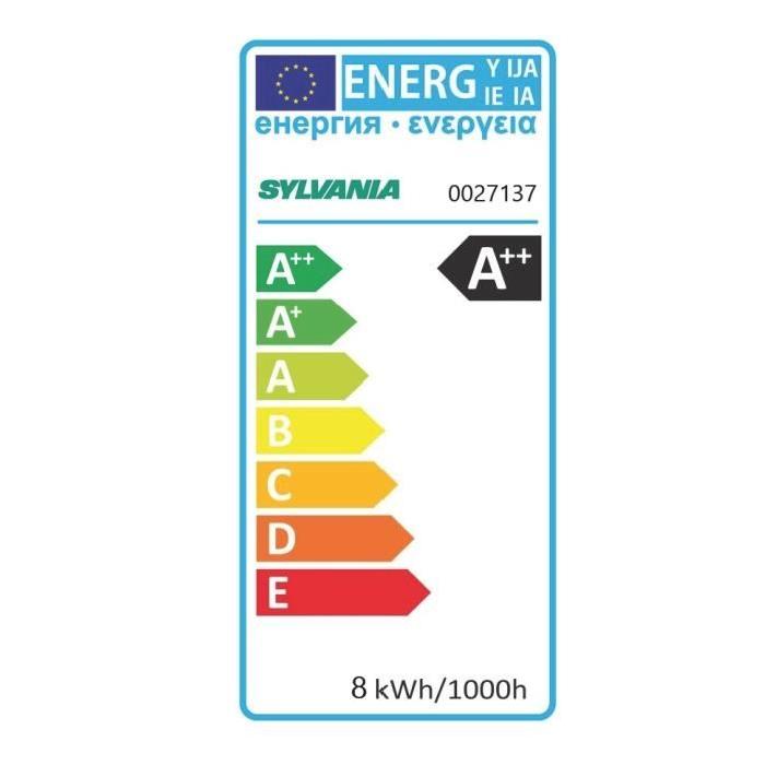 SYLVANIA Ampoule LED a filament Toledo Retro E27 7,5W équivalence 75W