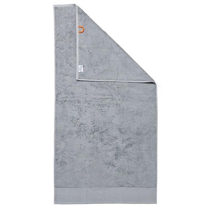 DONE Drap de Douche Stone Star - Argent - 70x140cm