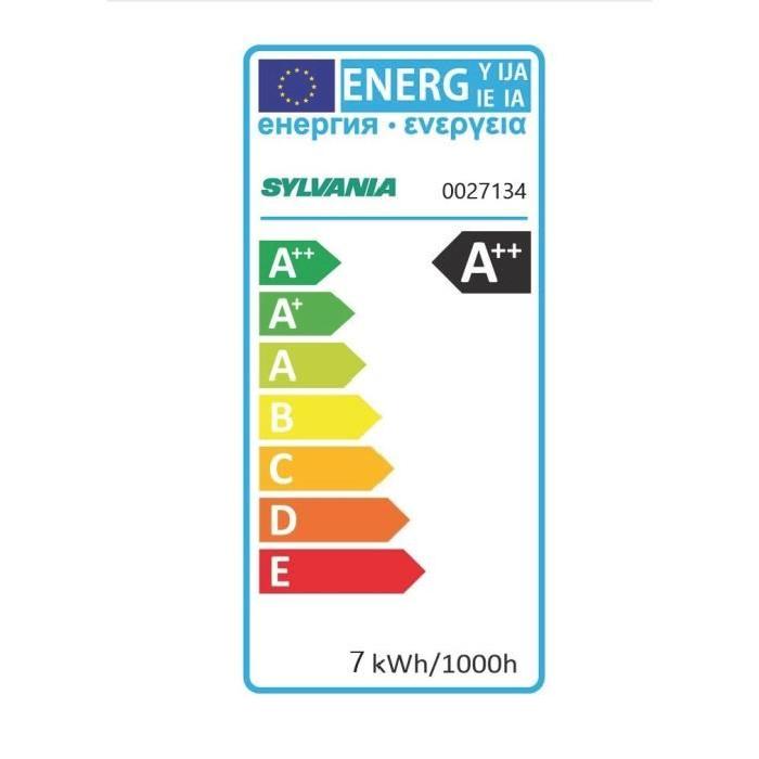 SYLVANIA Ampoule LED Toledo Retro Candle Bent E14 2W équivalence 30W