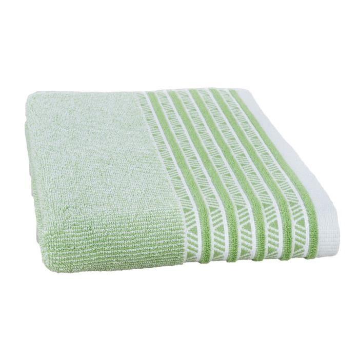 JULES CLARYSSE Drap de douche 70x140cm IRIS - Vert