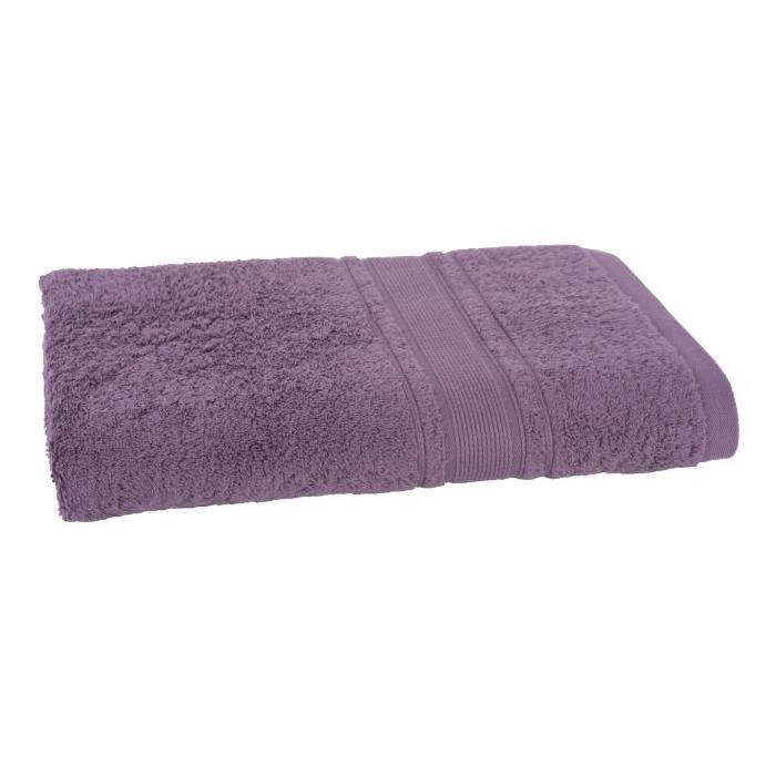 JULES CLARYSSE 1 Drap de Douche ROYALE Mauve - 70x140cm