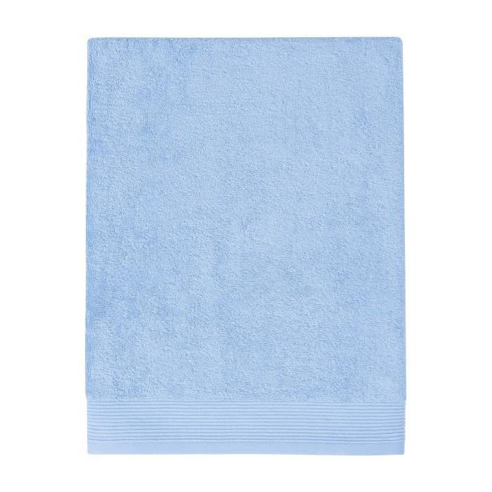 SANTENS Serviette de Bain GRACE Ice Bleu 70 x 140 cm