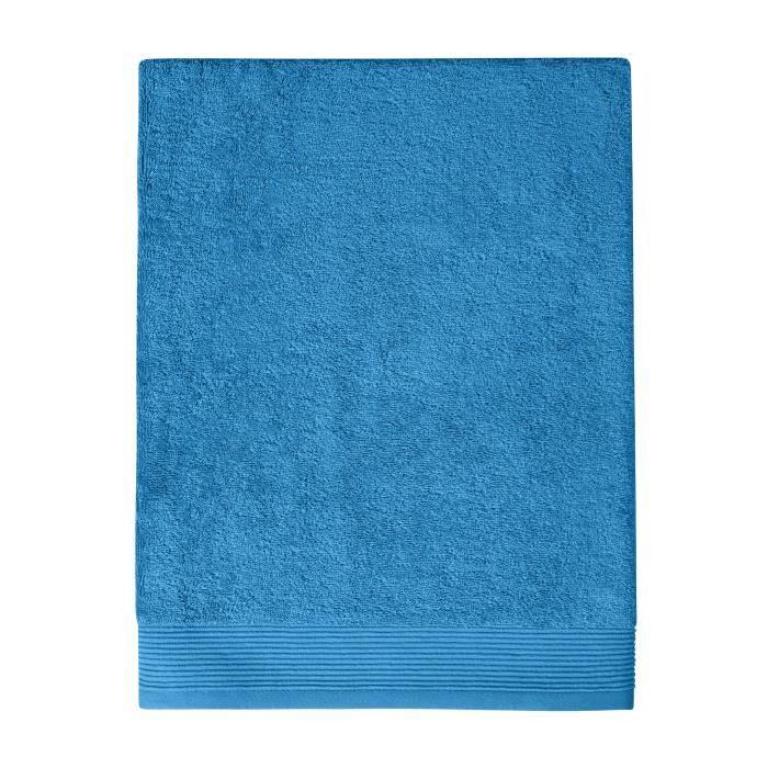 SANTENS Serviette de Bain GRACE Bleu Jewel 70 x 140 cm