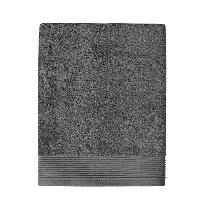 SANTENS Serviette de Toilette GRACE Neutral Gris 50 x 100 cm