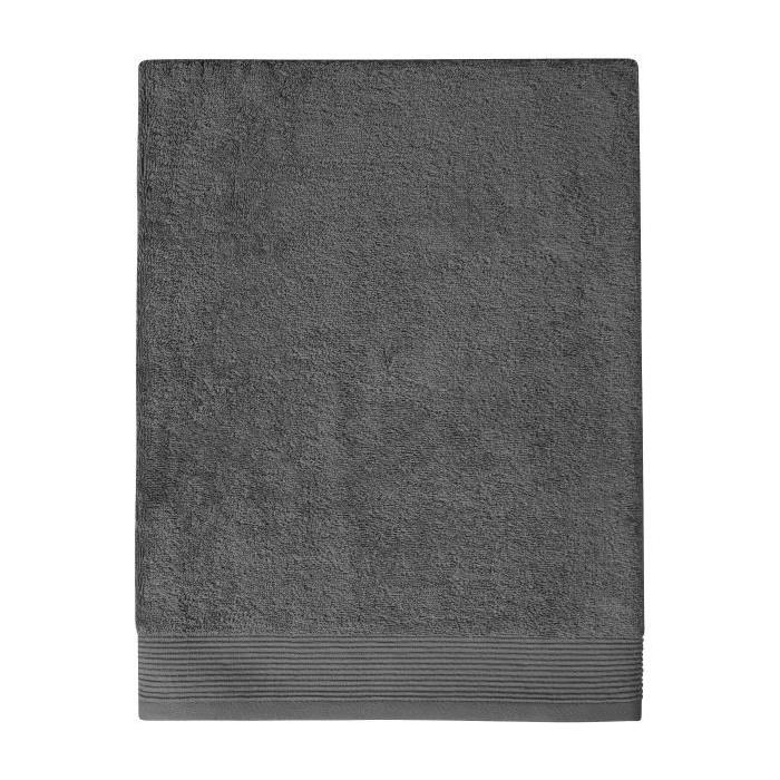 SANTENS Serviette de Bain GRACE Neutral Gris 70 x 140 cm