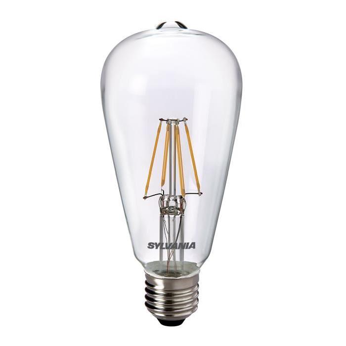 SYLVANIA Ampoule LED a filament Toledo RT ST64 E27 4W équivalence 40W