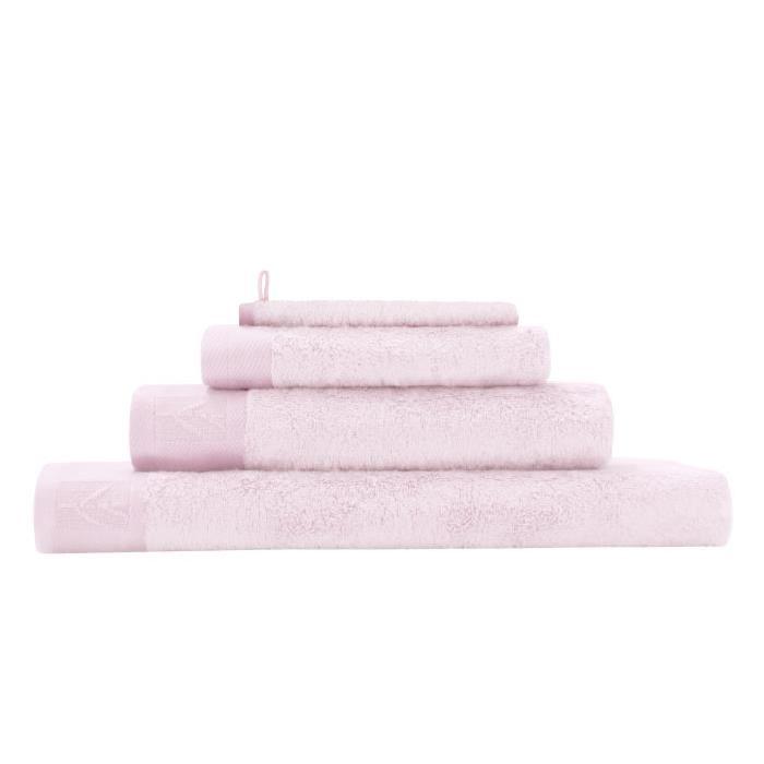 SANTENS Serviette de Toilette BAMBOO Extrait de Rose 50 x 100 cm