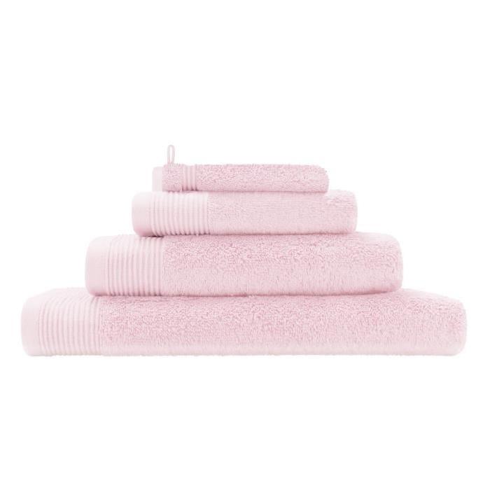 SANTENS Serviette de Toilette GRACE Extrait de Rose 50 x 100 cm