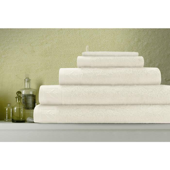 SANTENS Serviette de Toilette BAMBOO Chalk 50 x 100 cm