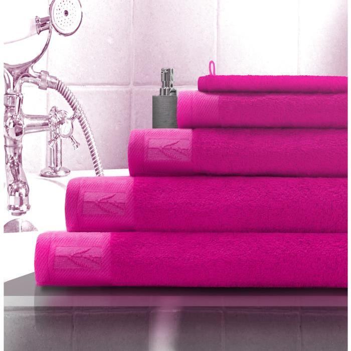 SANTENS Serviette de Toilette BAMBOO Rose 50 x 100 cm