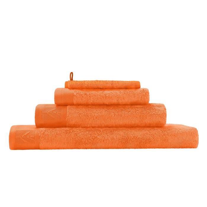 SANTENS Serviette de Toilette BAMBOO Orange 50 x 100 cm