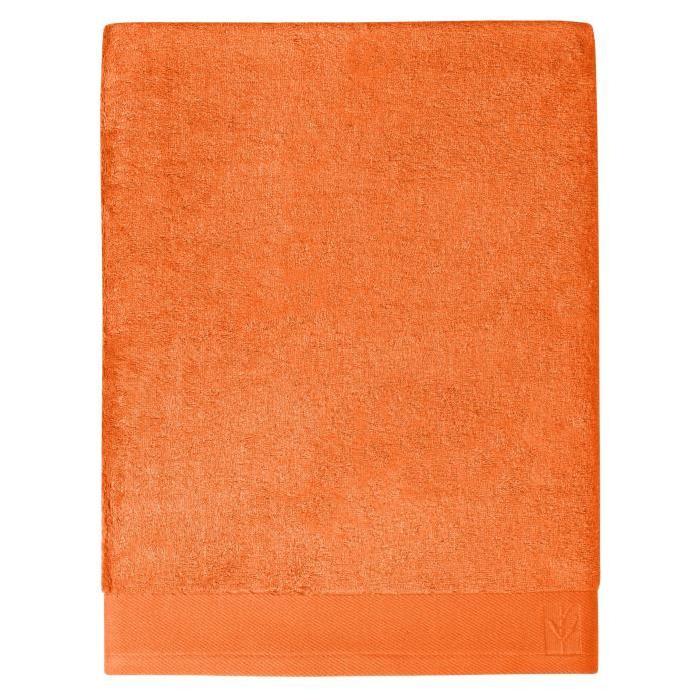 SANTENS Serviette de Bain BAMBOO Orange 70 x 140 cm