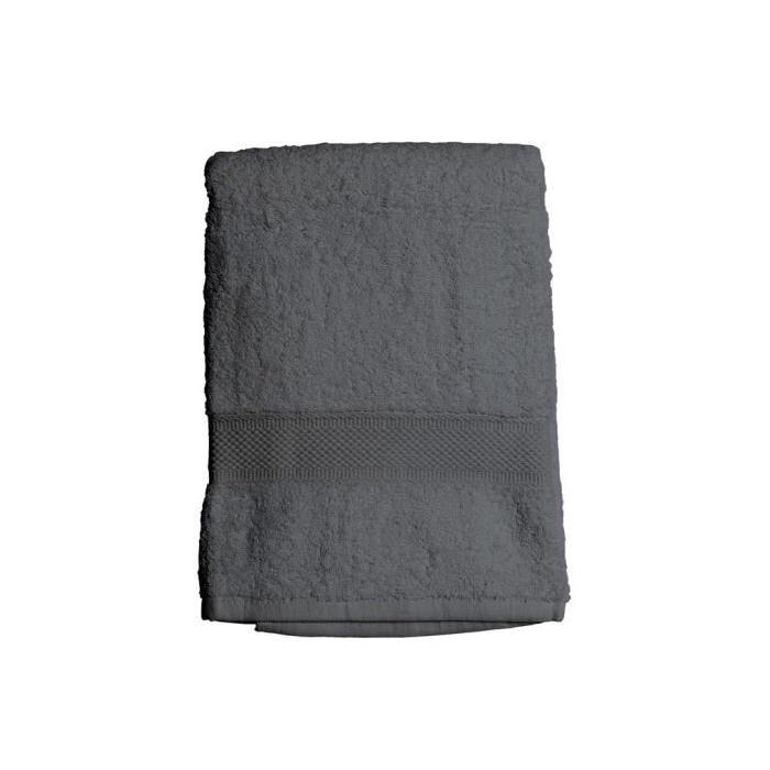 SOLEIL D'OCRE Drap de bain Douceur 100% coton 70x130 cm Gris