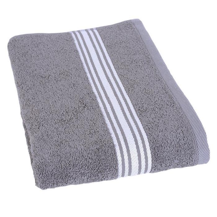 JULES CLARYSSE Drap de bain Pure 70x140 cm gris