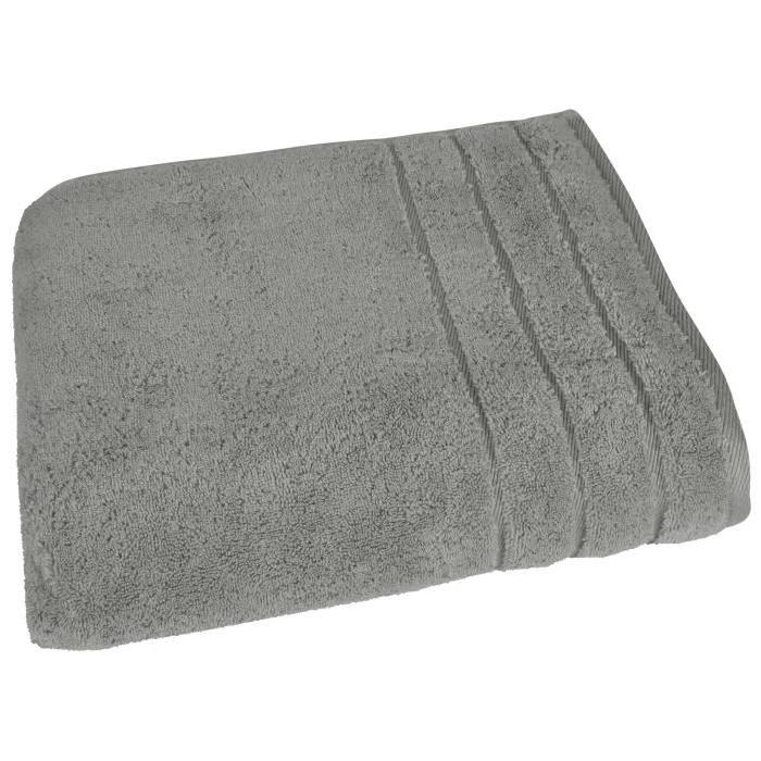 VENT DU SUD Drap de bain Callisto - 95x140 cm - Cendre