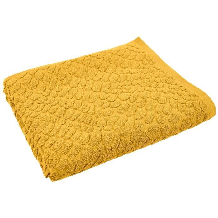 VENT DU SUD Drap de bain Thalia - 100x140 cm - Curry