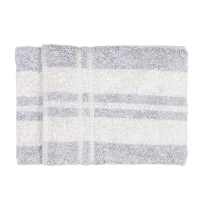 FINLANDEK Drap de bain 70x120 - Blanc / gris
