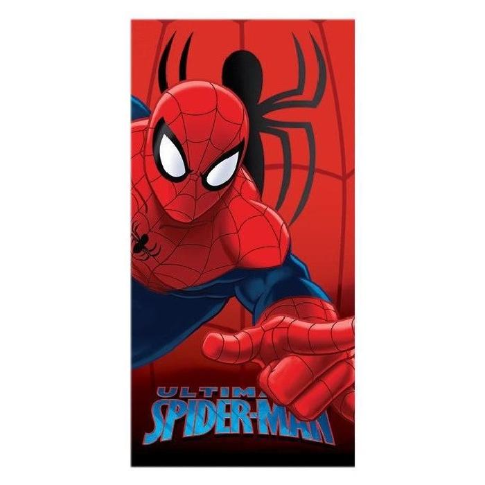 SPIDERMAN Ultimate Serviette de plage microfibre 70x140 cm rouge, bleu et noir