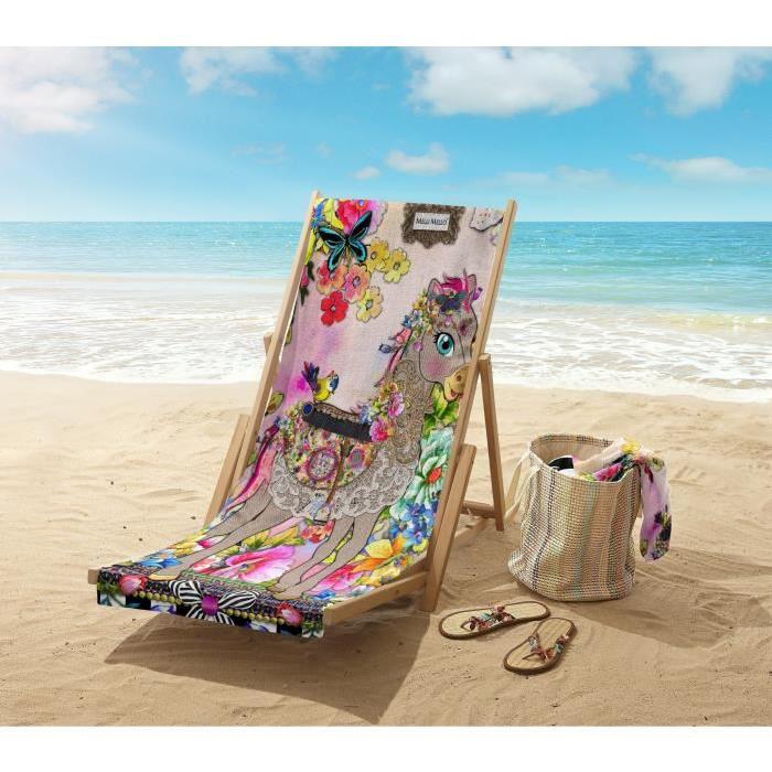 MELLI MELLO Drap de plage Coton MILOUI 75x150cm Multicolore