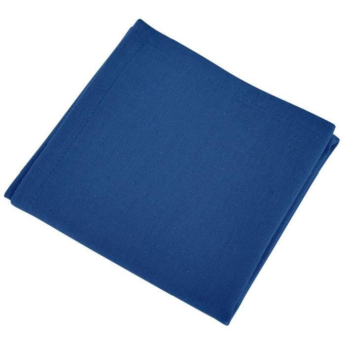 VENT DU SUD Lot de 12 serviettes de table Yuco - Indigo