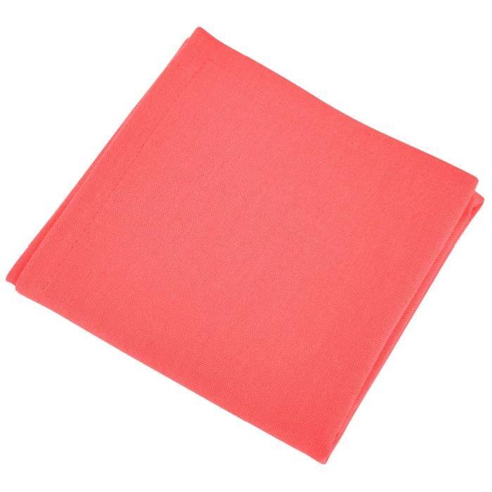 VENT DU SUD Lot de 12 serviettes de table Yuco - Cranberry